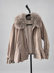 Banana Republic Faux-Fur Collar Jacket