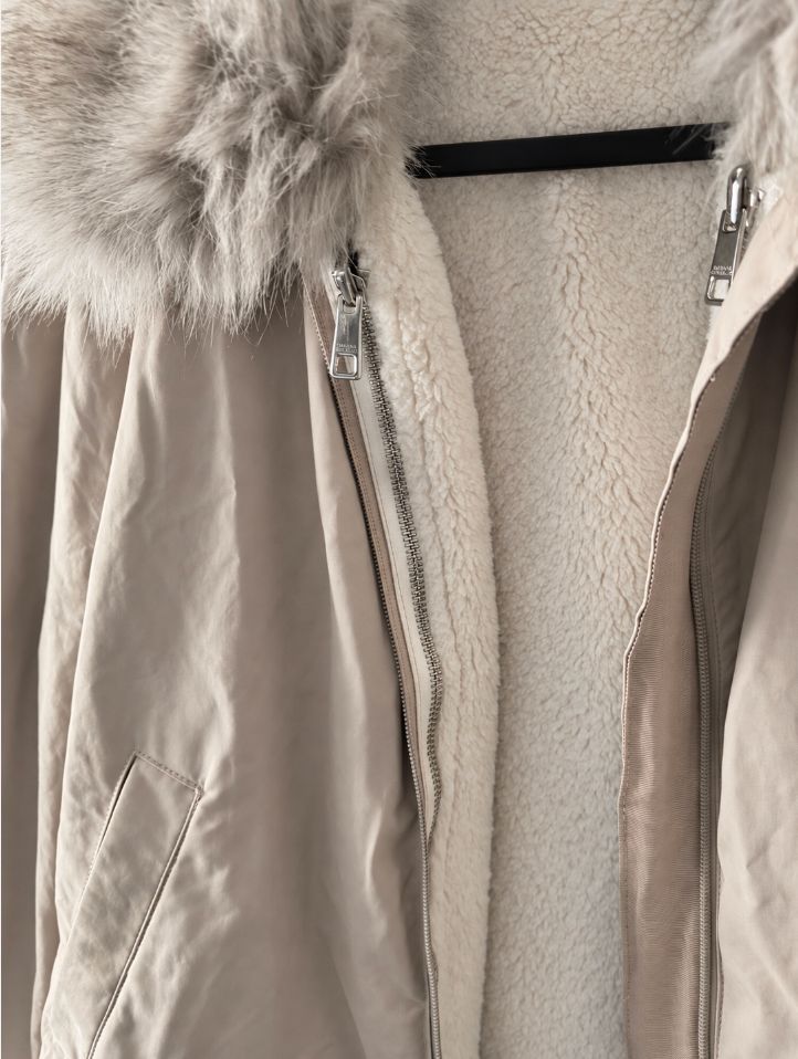 Banana Republic Faux-Fur Collar Jacket