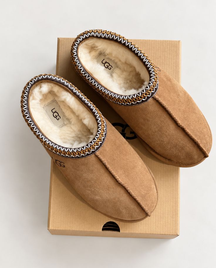 UGG Tazz Slippers – Chestnut | Size 9.5