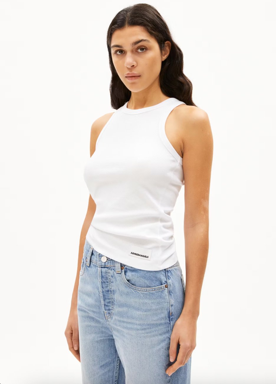 KAANITA BASIC WHITE TANK