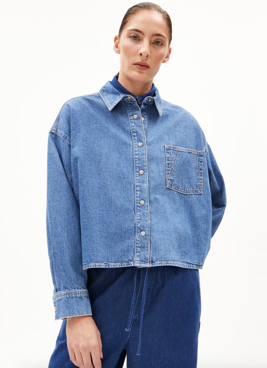 NALAANI DENIM BLOUSE