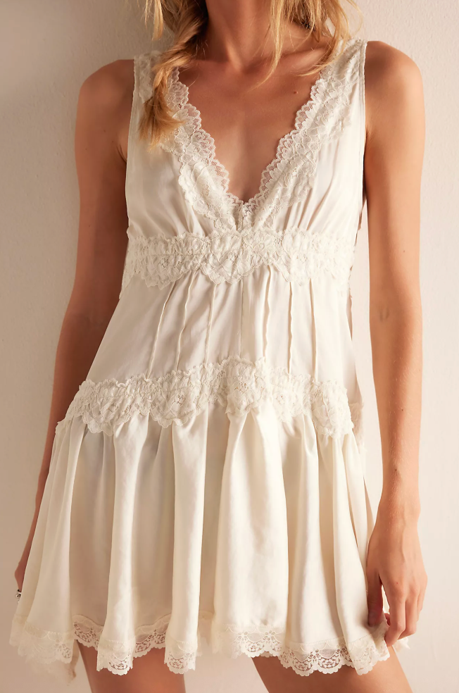 IN THIS GROOVE MINI SLIP DRESS