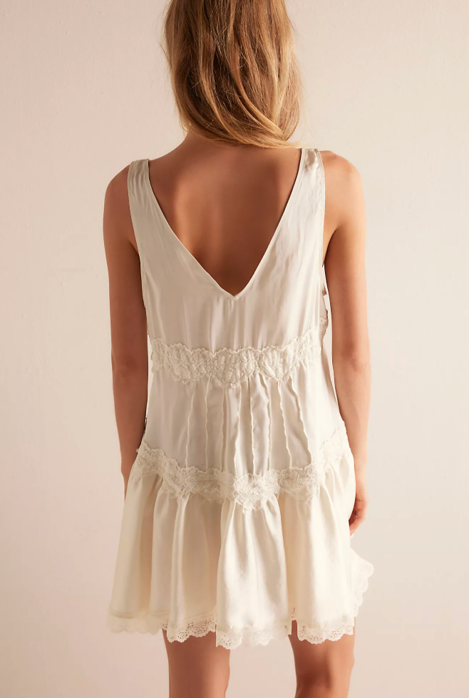 IN THIS GROOVE MINI SLIP DRESS