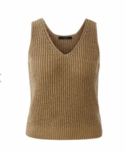 BEIGE KNITTED TANK