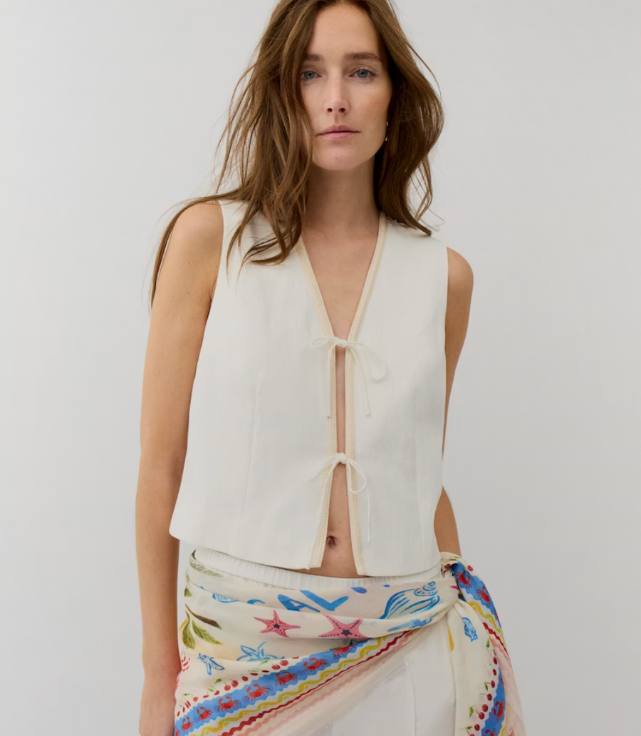 TIE UP VEST