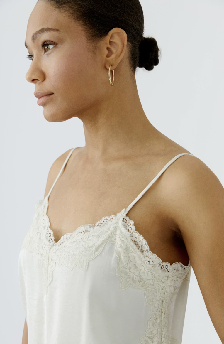 LACE SATIN CAMISOLE