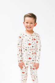 CHRISTMAS VILLAGE MATCHING TODDLER PJS