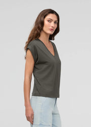 PURE PIMA DOLMAN V NECK