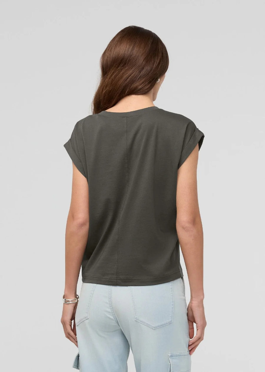 PURE PIMA DOLMAN V NECK