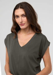 PURE PIMA DOLMAN V NECK