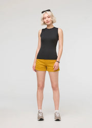 WOMEN'S PURE PIMA HIGH NECK TANK