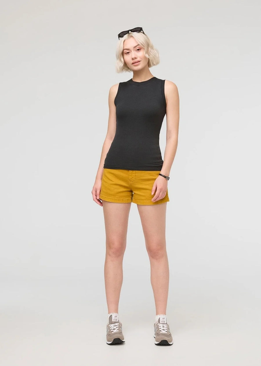 WOMEN'S PURE PIMA HIGH NECK TANK