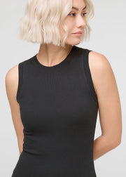WOMEN'S PURE PIMA HIGH NECK TANK