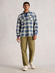 DARWEN CHECK FLANNEL SHIRT