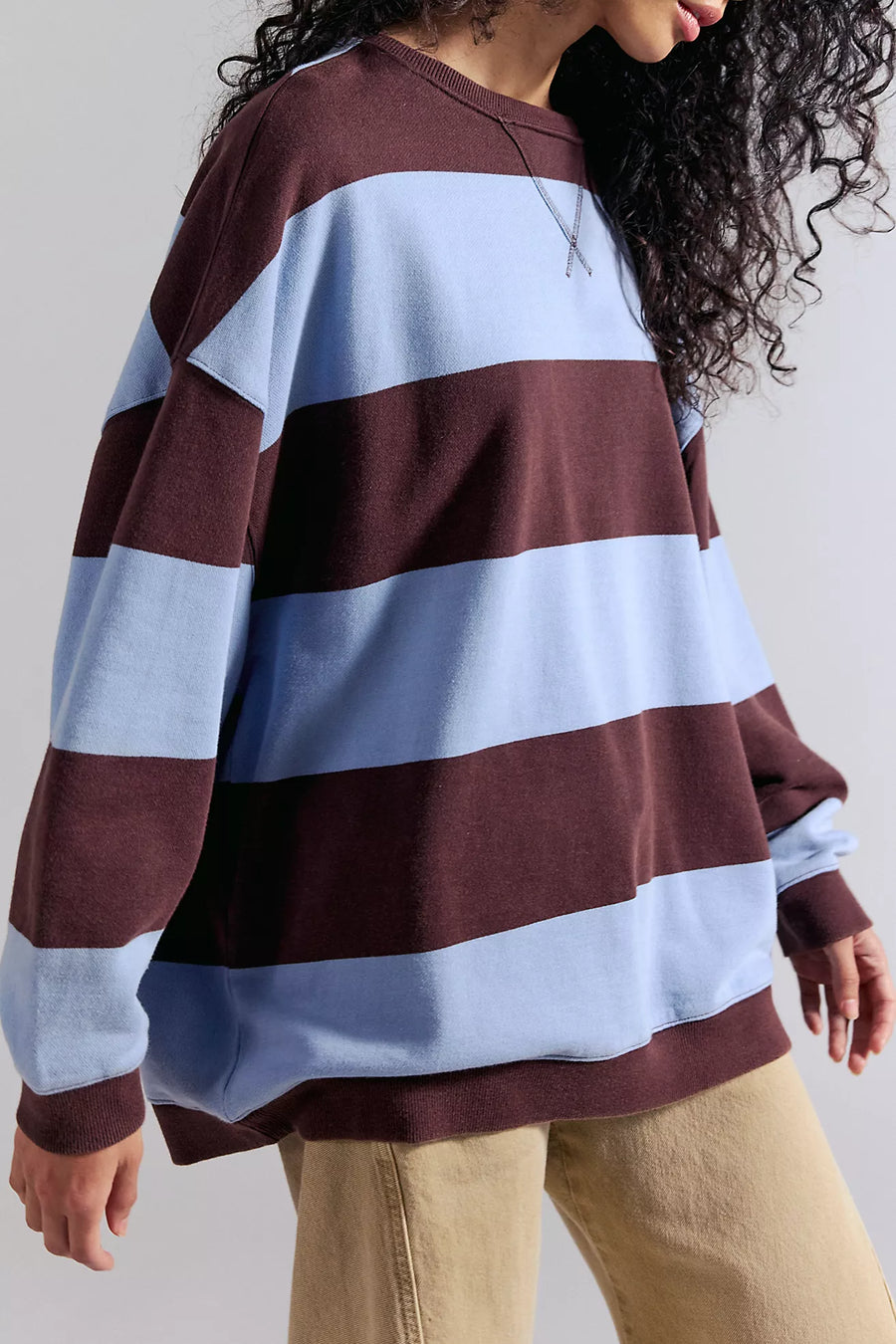 FP WE THE FREE CLASSIC STRIPED SWEATER