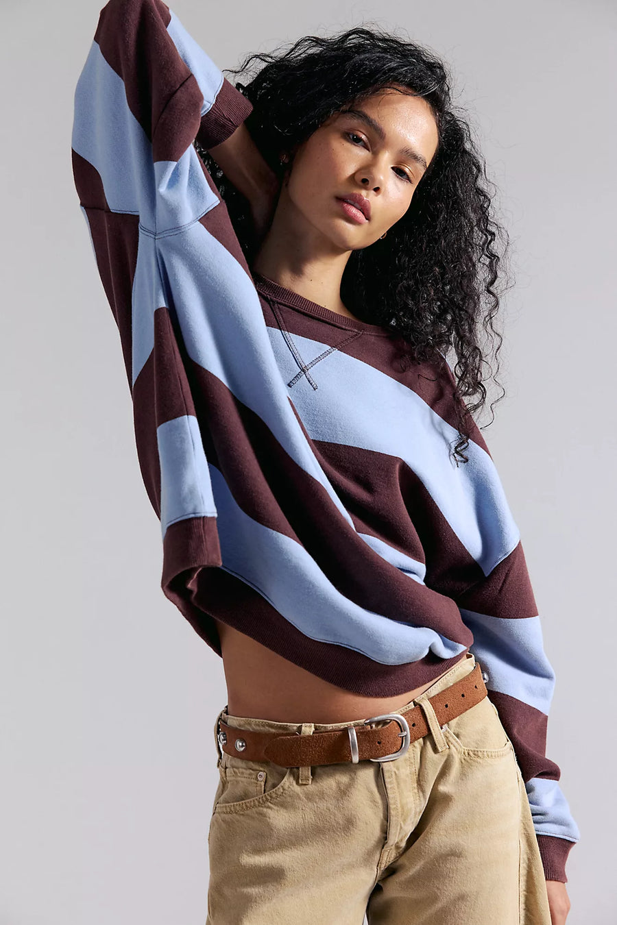 FP WE THE FREE CLASSIC STRIPED SWEATER