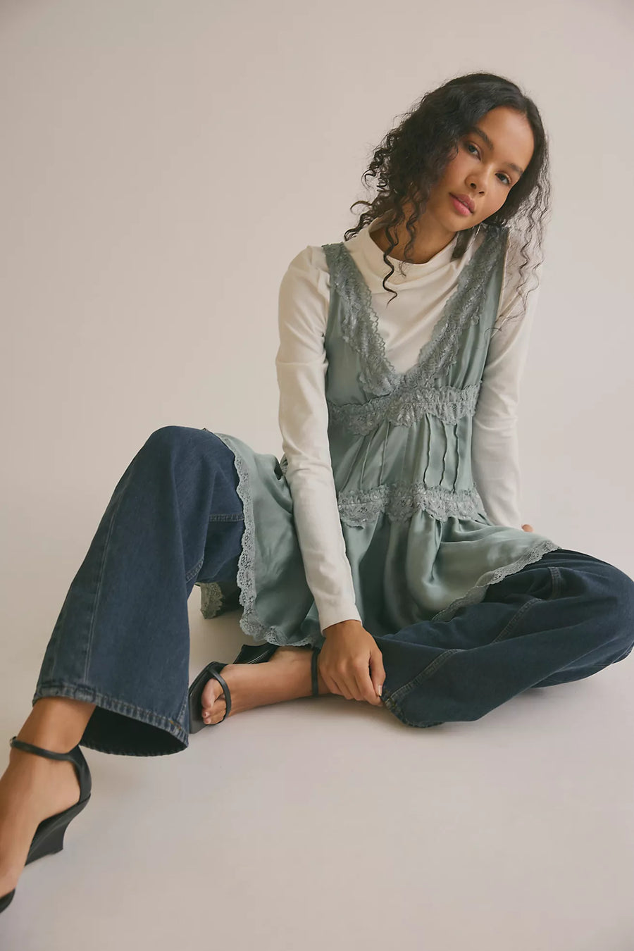 IN THIS GROOVE MINI SLIP DRESS