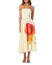 XIMENA STRAPLESS DRESS
