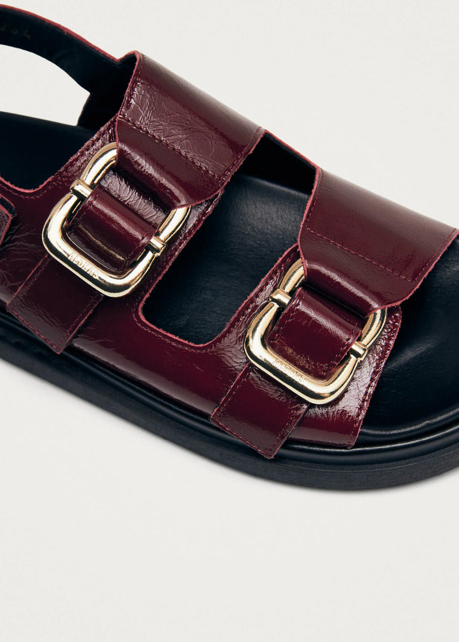 HARPER PATENT LEATHER SANDALS