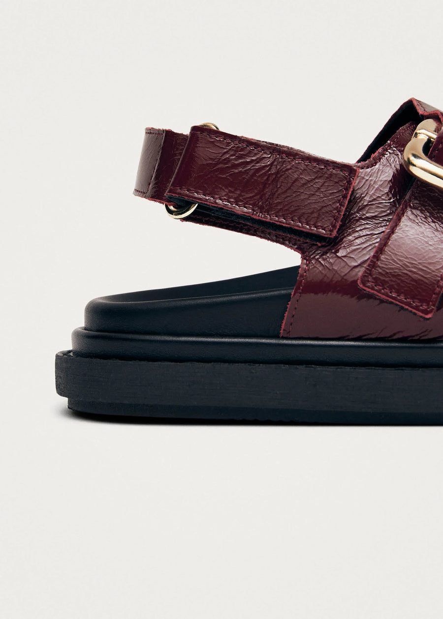 HARPER PATENT LEATHER SANDALS