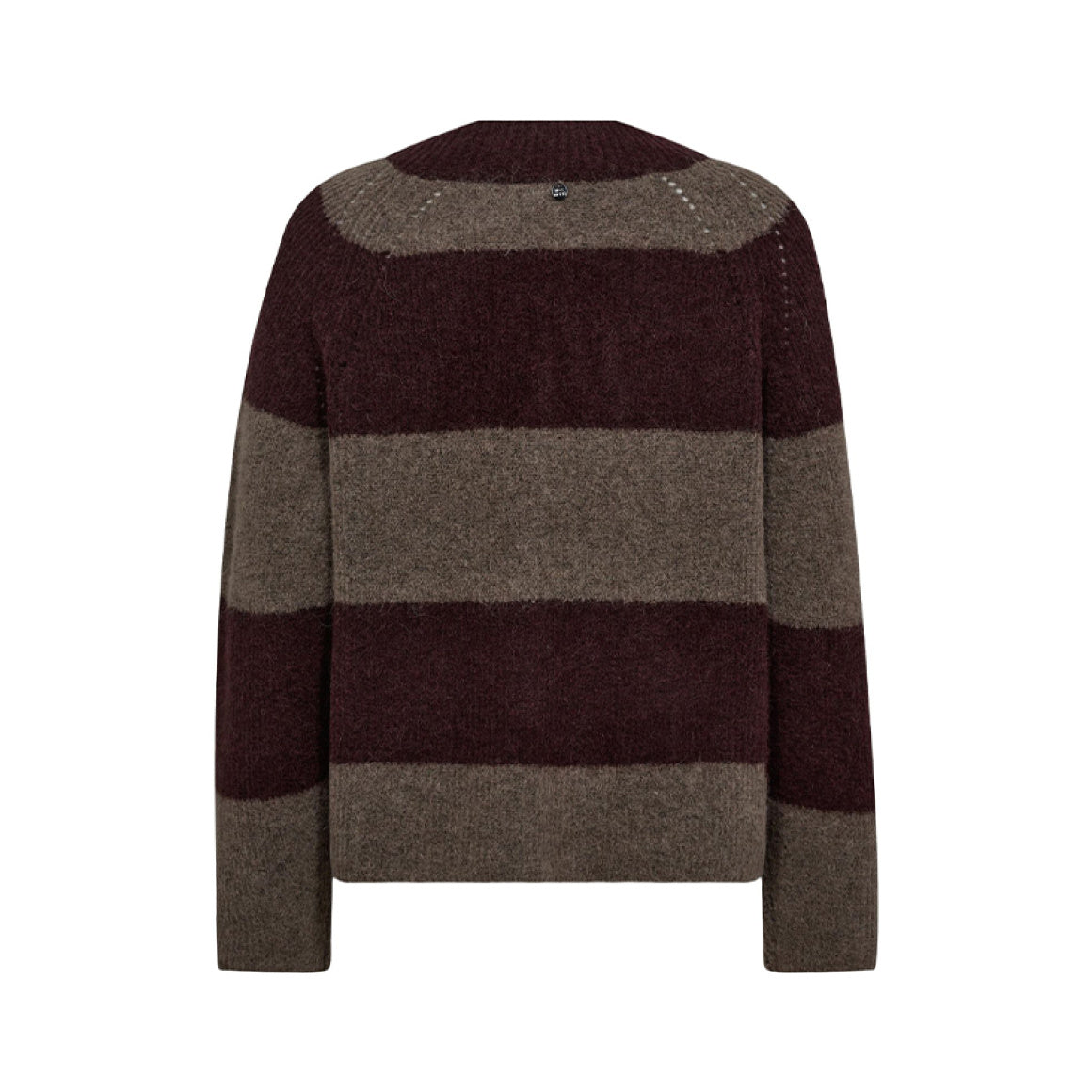 TACI STRIPE LONG SLEEVE V NECK