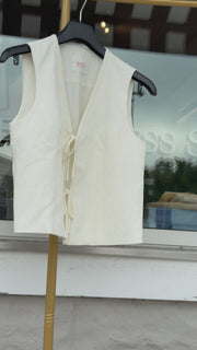 TIE UP VEST