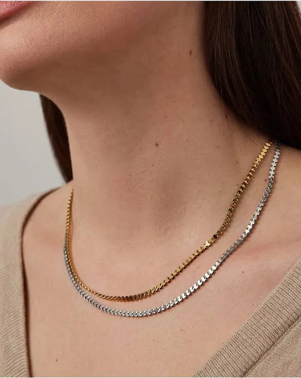DOUBLE AMALFI CHAIN NECKLACE