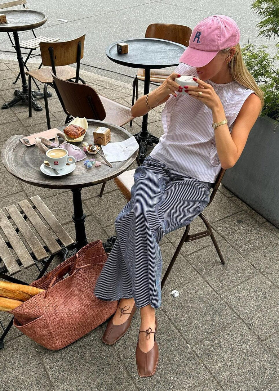 SWAY LEATHER BALLET FLATS